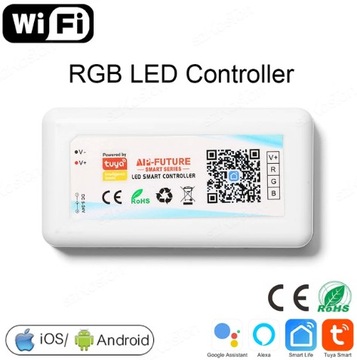 Sterownik Kontroler LED RGB WiFi TUYA  LED 5V-24V 