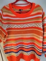 Kolorowy sweter 48/50