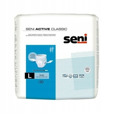 Seni Active Classic Majtki chłonne Large 30szt