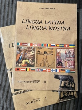 Lingua latina lingua nostra 2 cześci Osipowicz