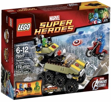 LEGO Marvel 76017 Kapitan Ameryka Kontra Hydra NEW