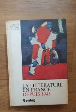 la littérature en france depuis 1945