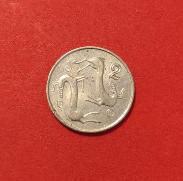 Moneta 2 centy 1993, Cypr