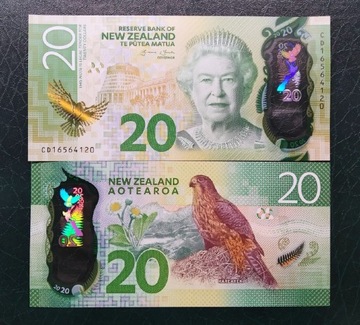 Nowa Zelandia 20 dolarów UNC 