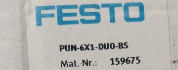 Przewód poliuretan PUN-6X1-DUO-BS 159675, Festo