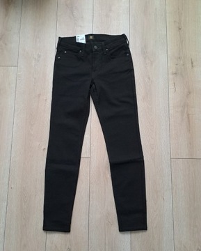 Nowe jeansy Skinny Lee Scarlett W28 L31 czarne