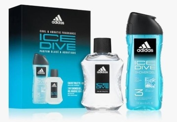 Adidas ICE DIVE zestaw woda 100 ml + żel 250ml