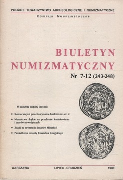 Biuletyn Numizmatyczny 243-248/1998