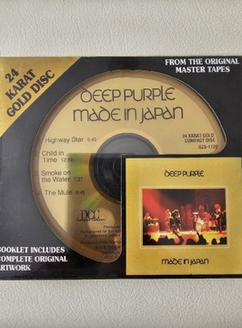 DEEP PURPLE  - Made In Japan DCC 24KT GOLD-CD 