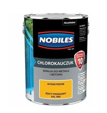 Chlorokauczuk 5L RAL1003 ŻÓŁTY SYGNAŁOWY Nobiles