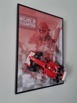Ferrari F1 Hot Wheels Michael Schumacher plakat 3d