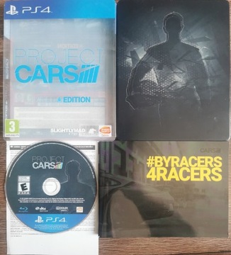 Project Cars Limited Edition na PS4. Steelbook. 