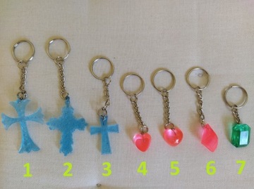 Unikatowe breloki do kluczy(także fluorescencyjne)