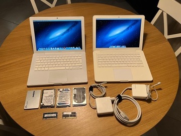 2 MacBooki 2009, 2010, dyski SSD, 8 GB RAM