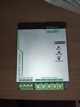 Zasilacz impulsowy Din 24VDC 40A - 400V Phoenix