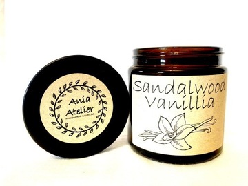 Świeca zapachowa sojowa SandalwoodVanilla