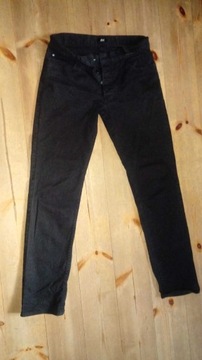 czarne jeansy H&M roz 164 TANIO