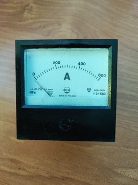 Amperomierz analogowy tablicowy 0-600A