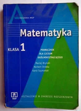 Matematyka 1 podręcznik - Maciej Bryński