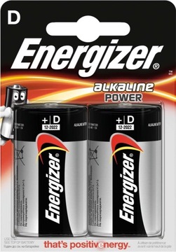 Baterie alkaliczne Energizer D (LR20) 2 szt. TANIO