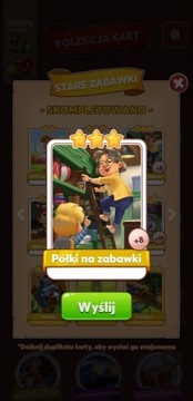 Półki na zabawki KARTA COIN MASTER 