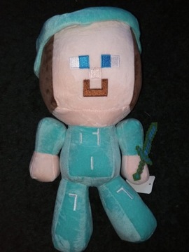 Nowa maskotka Steve Minecraft duża 33 cm