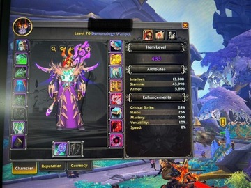 battle.net 70 Warlock 483 ilvl!  World of Warcraft