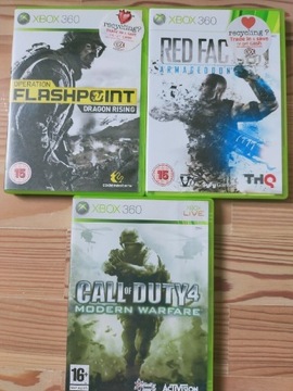 Operation Flashpoint ,Red Faction, Call od Duty 4