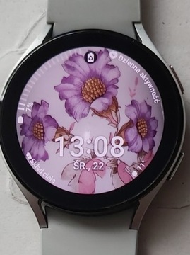Samsung Galaxy watch 4 stan idealny 44mm R870 srebrny 2022
