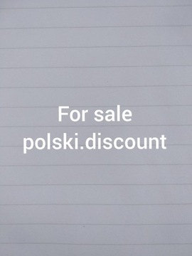 Sprzedam domenę polski.discount