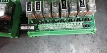 Moduły przekźnikowe 24VDC na szynę TS35