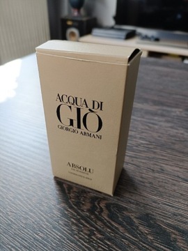 Puste pudełko Acqua Di Gio Giorgio Armani Absolu