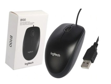 Logitech B100 Mysz Przewodowa