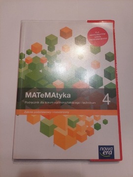 Książka Matematyka 4 Nowa Era