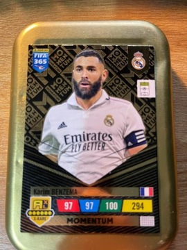 Karta panini 2023  Benzema MOMENTUM 