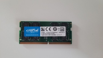 Crucial DDR4 16GB 2400MHz SODIMM CL17 do laptopa