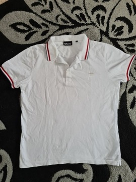 Koszulka polo DKNY xl biała polówka bluzka t-shirt