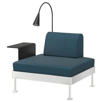 Fotel Ikea delaktig, lampka i stolik w zestawie