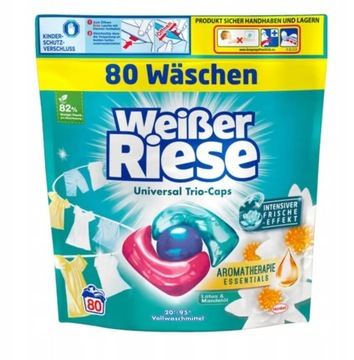 Kapsułki do prania Weisser Riese 80 z Niemiec