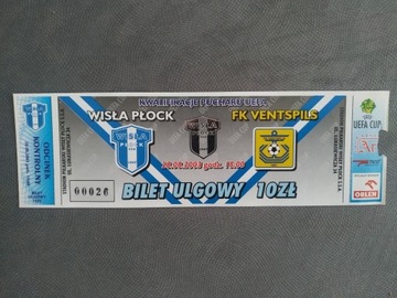 WISŁA PŁOCK - FK VENTSPILS 2003