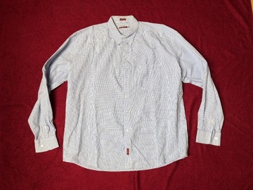 koszula CARRY / r.XXXL (44) / biała w kratę