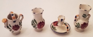 Kolekcjonerskie miniaturki wazony Cepelia Bułgaria