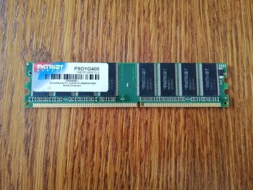 Pamięć RAM Patriot 1GB DDR PC400 CL3