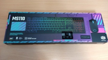 Cooler Master MS110 RGB – zestaw klawiatura + mysz