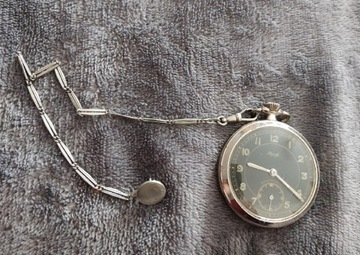 Stary zegarek kieszonkowy Kienzle antimagnetiq