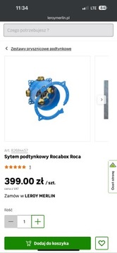 Roca box podtynkowy