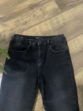 Reserved - czarne jeansy 164 - Jak nowe! 