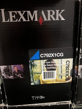 C792X1CG Lexmark Cartridge Toner Cyan