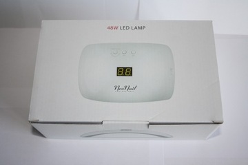 Lampa LED do paznokci NeoNail 48W z wyświetlaczem.