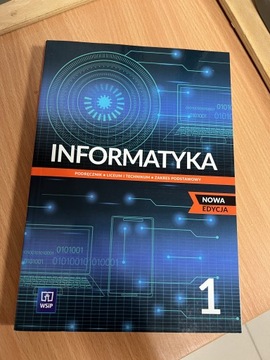 Książka podręcznik informatyka zakres podstawowy 1